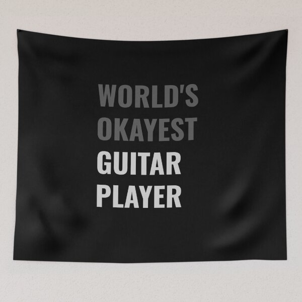 Item preview, World's Okayest Guitar Player - Funny Sarcastic designed and sold by Rad-State.