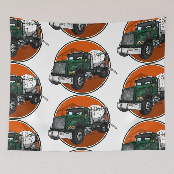 Item preview, Kirkpatrick Concrete Hard Hat Sticker designed and sold by Michael Garber.