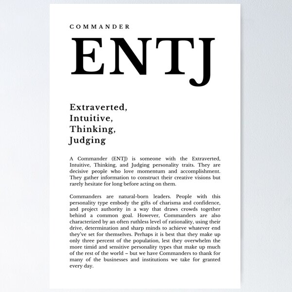 Artikel-Vorschau von entj - mbti, designt und verkauft von verticalley.
