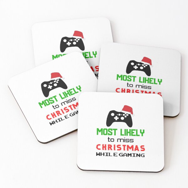 Item preview, Most Likely To Miss Christmas While Gaming designed and sold by ArtistryPrint.