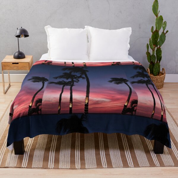 Item preview, Beautiful Purple & Pink Sunset Palm Trees designed and sold by newburyboutique.