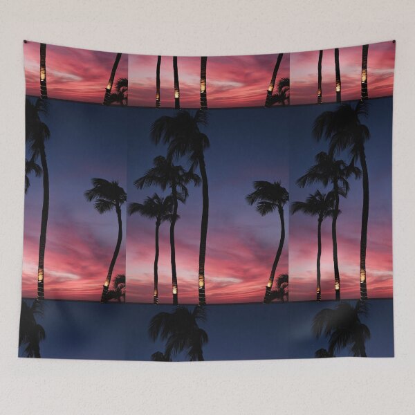 Item preview, Beautiful Purple & Pink Sunset Palm Trees designed and sold by newburyboutique.
