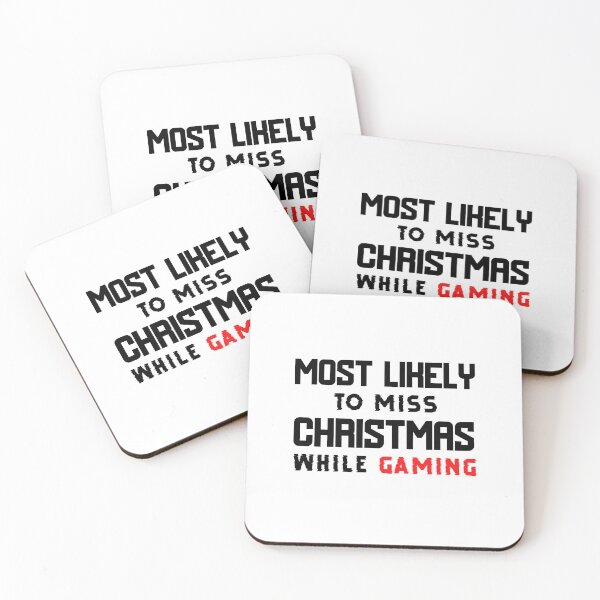 Item preview, Most Likely To Miss Christmas While Gaming designed and sold by ArtistryPrint.