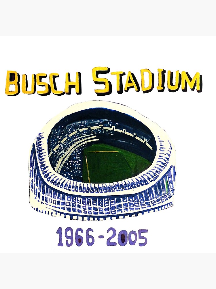"Busch Stadium" Poster for Sale by spencerSteveS Redbubble