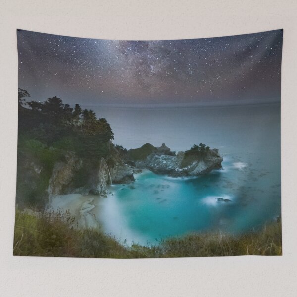 Item preview, McWay Falls under the Milky Way, Big Sur designed and sold by Maddie4Real.