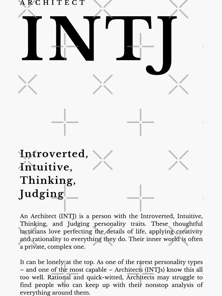 MBTI INTJ (Introversion, Intuition, Thinking, Judging) Learning