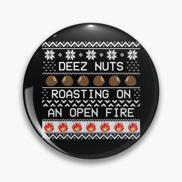 Artikelvorschau, Hässlicher Pullover „Roasting Deez Nuts“ entworfen und verkauft von Max-Redshop.