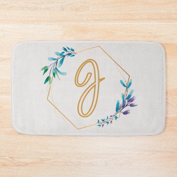 Item preview, Cursive Letter J Floral Frame designed and sold by LetterMom.