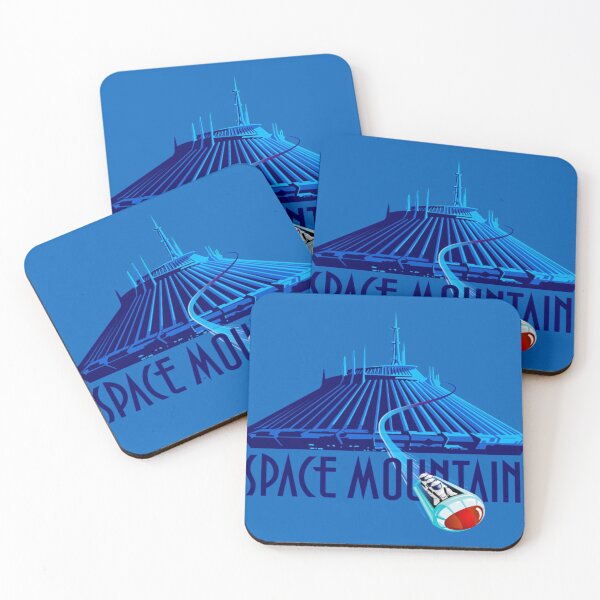 Item preview, Space Mountain Retro Style - Navy Blue Text  designed and sold by Nathanleeab.