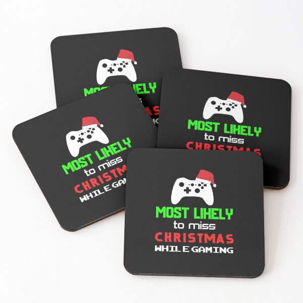 Item preview, Most Likely To Miss Christmas While Gaming designed and sold by ArtistryPrint.