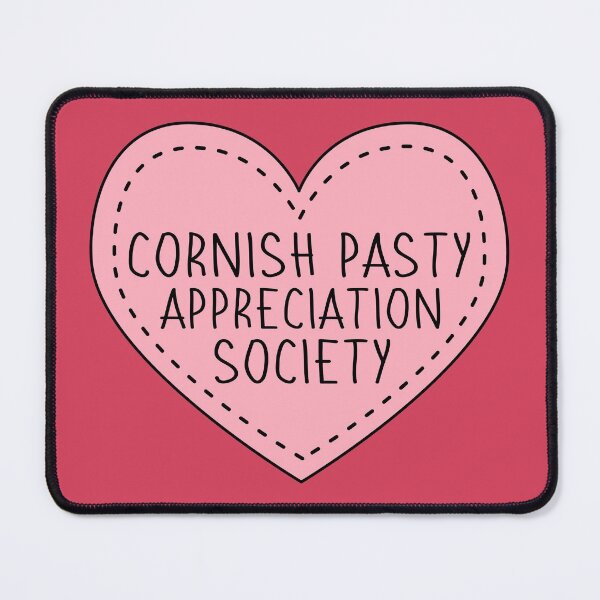Item preview, Cornish Pasty Appreciation Society Cute Pink Heart Stitches designed and sold by cashewdays.
