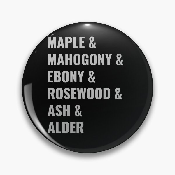 Item preview, Maple & Mahogany & Ebony & Rosewood & Ash & Alder - Guitar Player's Favorite Woods designed and sold by Rad-State.