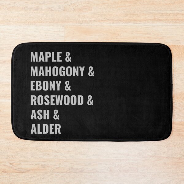 Item preview, Maple & Mahogany & Ebony & Rosewood & Ash & Alder - Guitar Player's Favorite Woods designed and sold by Rad-State.