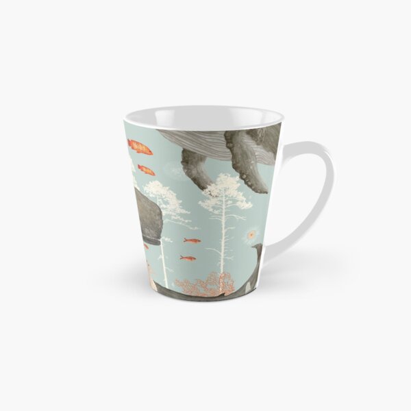 Whales, mermaids and seahorse Tall Mug