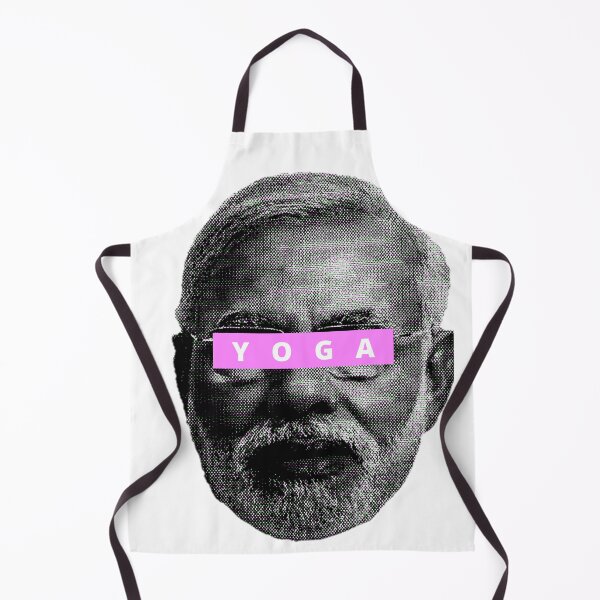 Item preview, Cool Narendra Modi politics Pink yoga designed and sold by Tiredmenphilo.