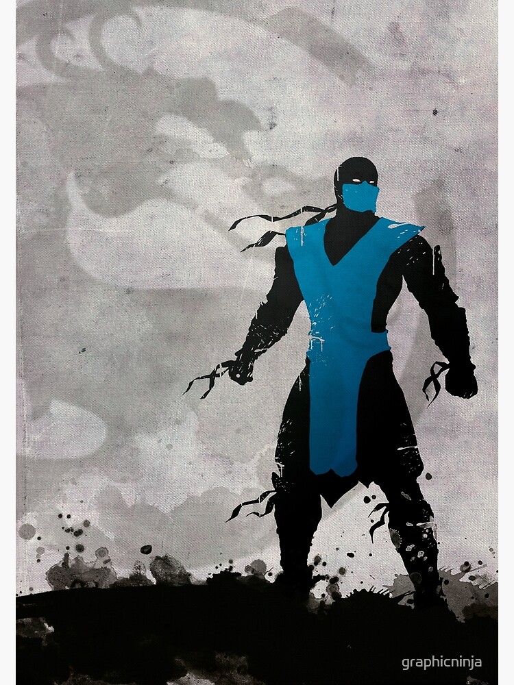 Discover Mortal Kombat Inspired Sub-Zero Poster Premium Matte Vertical Poster