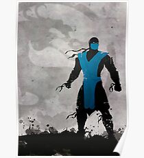 Mortal Kombat inspiriert Sub-Zero Poster Poster