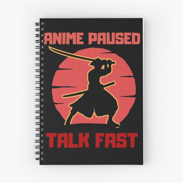 Item preview, Anime Paused Talk Fast Kawaii Japanese Samurai Anime designed and sold by Kaladzishop.