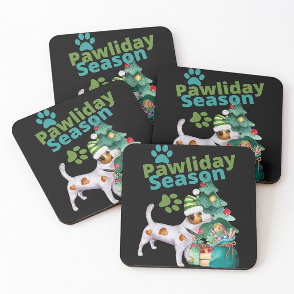 Item preview, Cute Pawliday Season Jack Russell Terrier designed and sold by Wheeler-Styl3.
