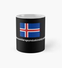 Längstes Wort in Island-T-Shirt Tasse (Standard)