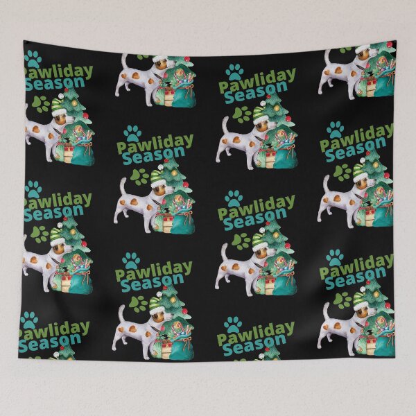Item preview, Cute Pawliday Season Jack Russell Terrier designed and sold by Wheeler-Styl3.