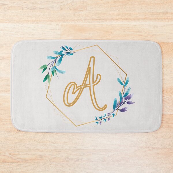 Item preview, Cursive Letter A Floral Frame designed and sold by LetterMom.