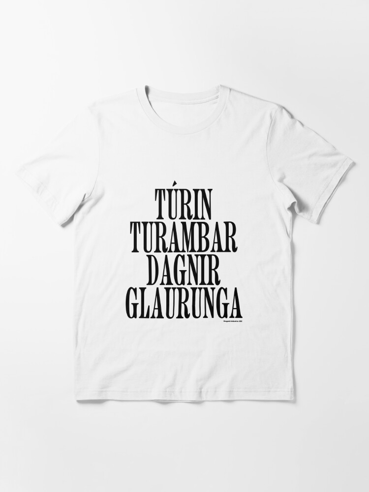 Turin Turambar Dagnir saying the greatest dragon Glaurung in the