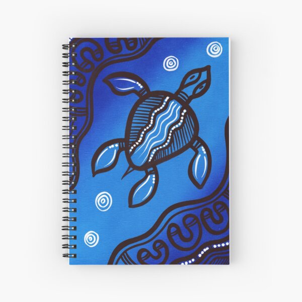 Item preview, Authentic Aboriginal Art - Turtle (Blue) designed and sold by HogarthArts.