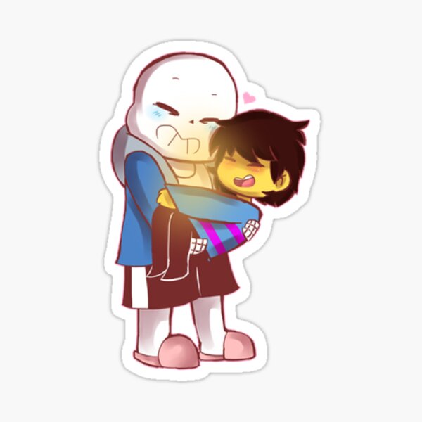 Sans X Frisk Stickers Redbubble