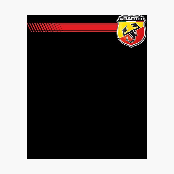 Abarth Logo Wall Art Redbubble