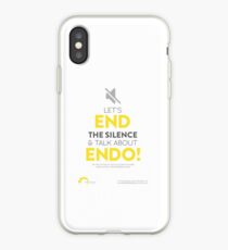 LET'S END THE SILENCE & TALK ABOUT ENDO! iPhone Case