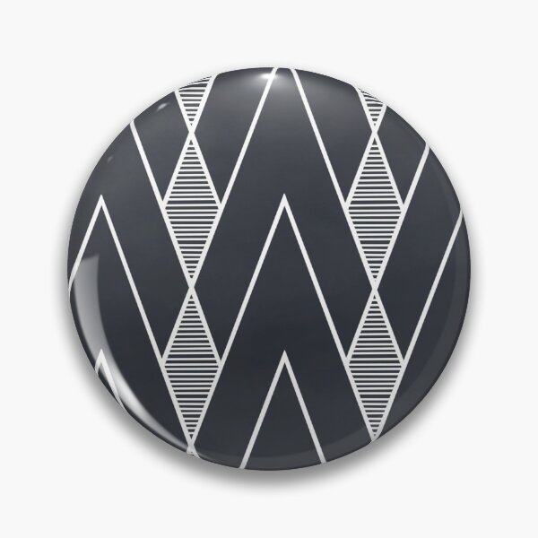 Item preview, White Art Deco pattern with gray shaded background  designed and sold by MLD112.