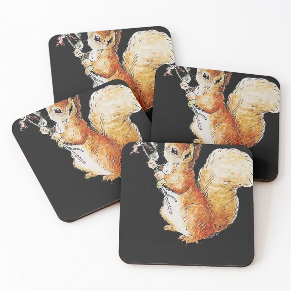 Item preview, Pegatina vector de ardilla nutkin hi res designed and sold by SabineLau.