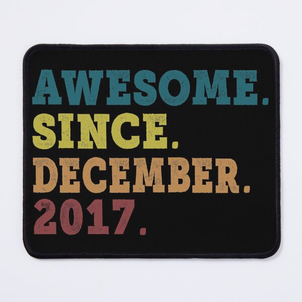 Item preview, Awesome Since December 2017 Retro Vintage 4th Birthday Gift designed and sold by designbychow.