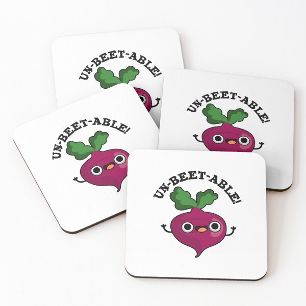 Item preview, Un-beet-table Funny Beet Puns designed and sold by punnybone.