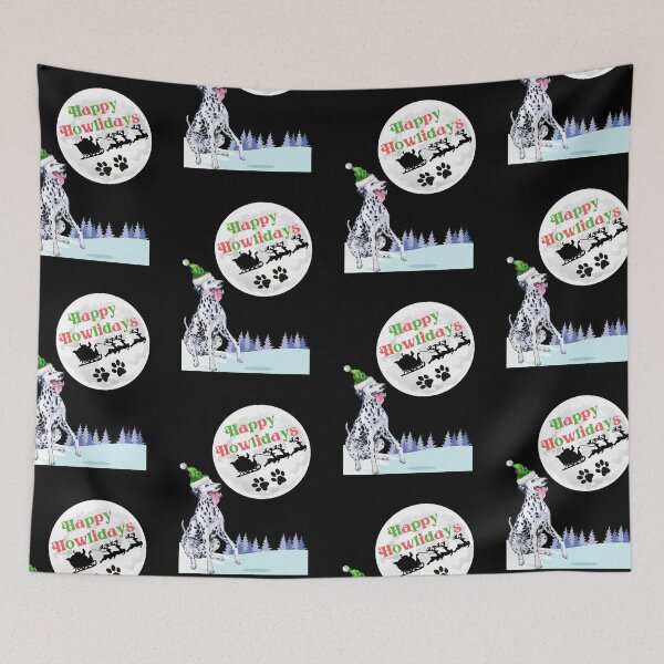 Item preview, Cute Happy Howlidays Dalmatian Christmas Dog designed and sold by Wheeler-Styl3.