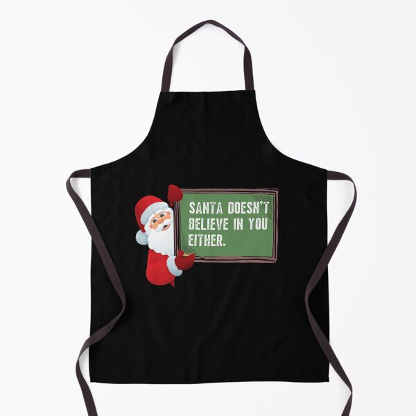 Item preview, Santa Doesn't Believe in You Either. - Blackboard | Merry Christmas designed and sold by Polariszero.