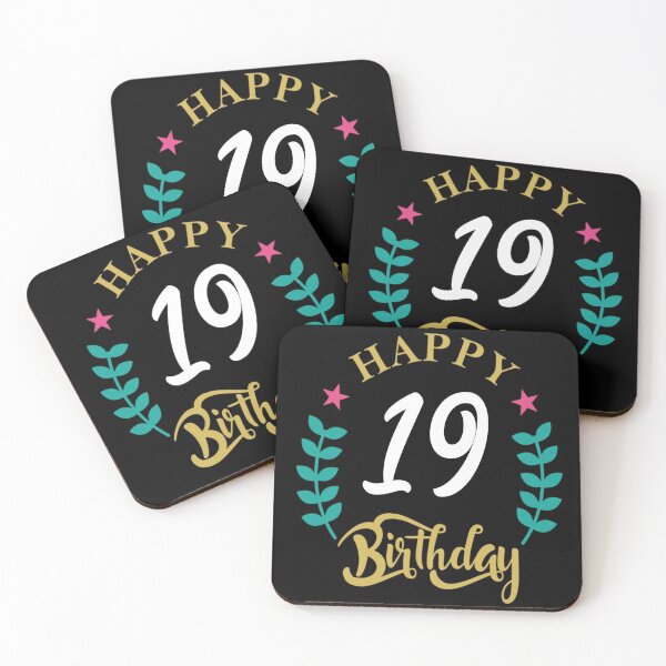 Item preview, HAPPY 19 BIRTHDAY - BIRTHDAY WISHES GREETING designed and sold by DitaNadiaStore.