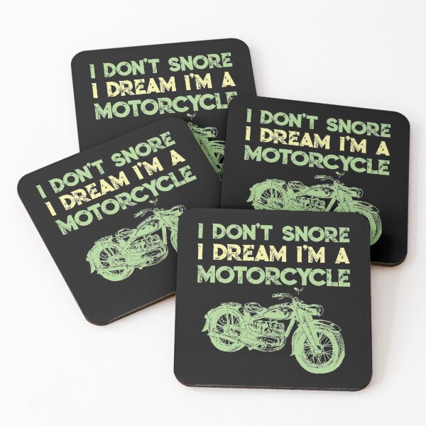 Item preview, I Don't Snore I Dream I'm A Motorcycle designed and sold by tagmecool.
