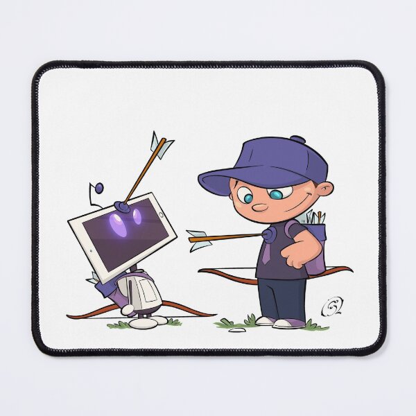 Item preview, Archery Kawaii HawkeyeSona Seany Poo Super Hero Retro 90's Cartoon designed and sold by Sean Sautter.