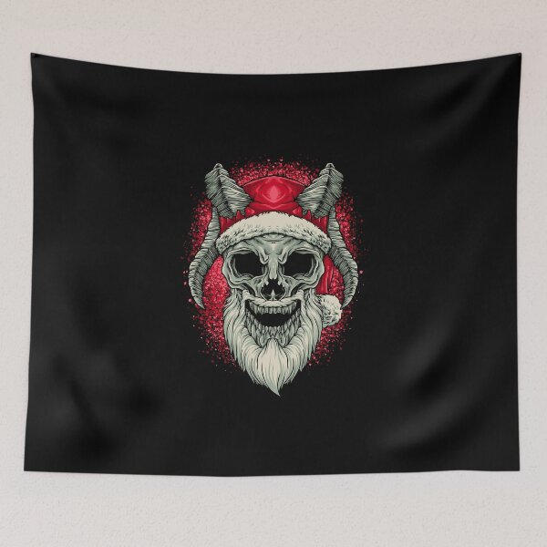 Item preview, SANTA SKULL HORN HEAD designed and sold by NSCgd.