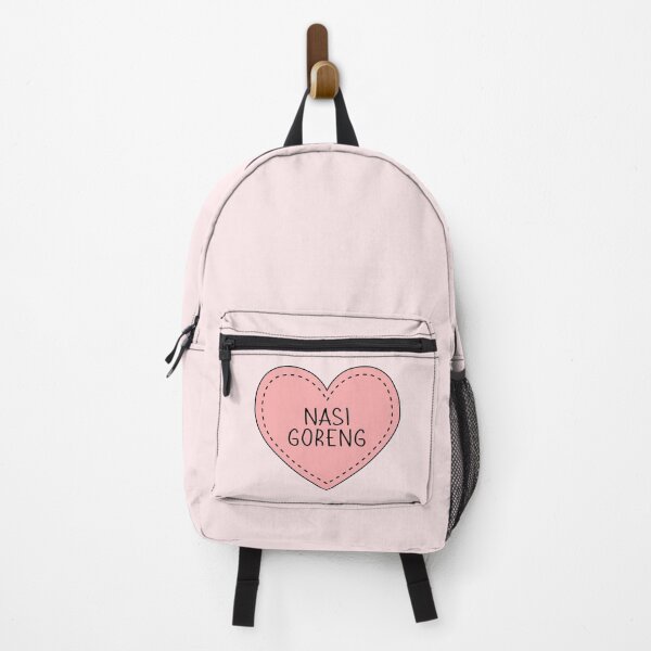 Item preview, Nasi Goreng Indonesian Fried Rice Cute Pink Heart designed and sold by cashewdays.
