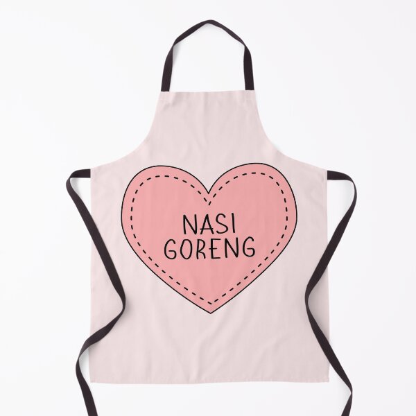 Item preview, Nasi Goreng Indonesian Fried Rice Cute Pink Heart designed and sold by cashewdays.