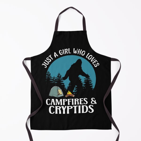 Item preview, Just A Girl Who Loves Campfires and Cryptids Sasquatch  designed and sold by DPlumDesign.