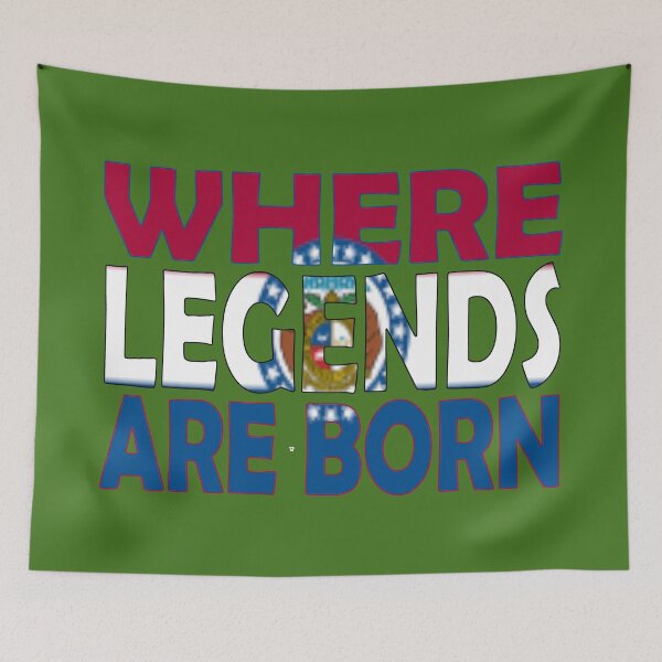 Item preview, Missouri Flag - Where Legends Are Born designed and sold by Quotes-I-Wear.