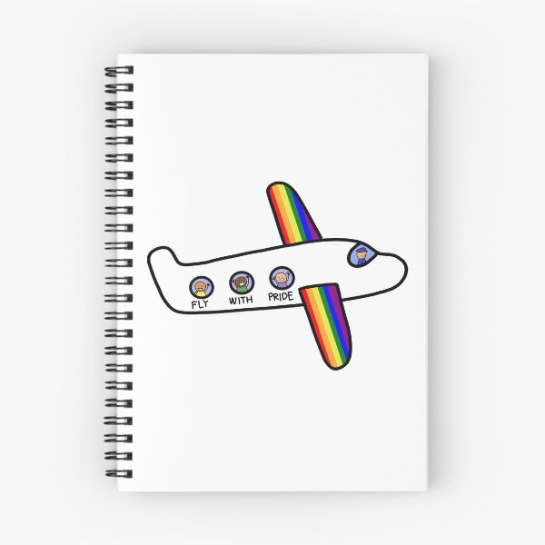 Item preview, Gay Rainbow LGBTQ Airplane Travel designed and sold by Nalidsa Sukprasert.