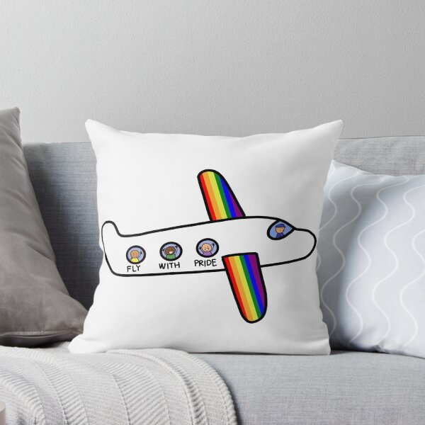 Item preview, Gay Rainbow LGBTQ Airplane Travel designed and sold by Nalidsa Sukprasert.