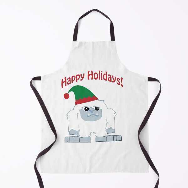 Item preview, Happy Holidays! Cute Christmas Elf Yeti designed and sold by Hedgie Designs.