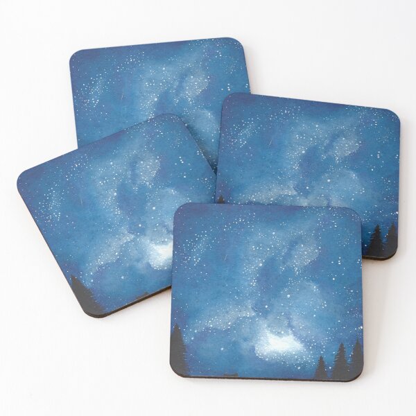 Artikelvorschau, Blue Galaxy Camping Himmel entworfen und verkauft von Chavaec.