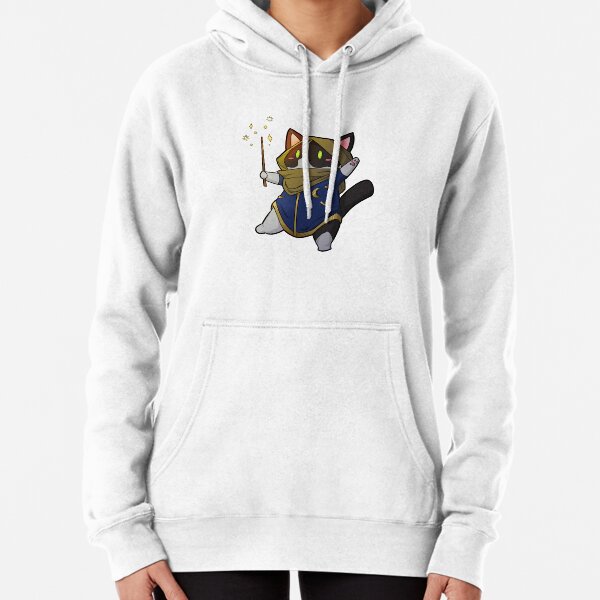 Wizard Adventure Cat  Pullover Hoodie